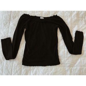 brandy melville long sleeve crop top